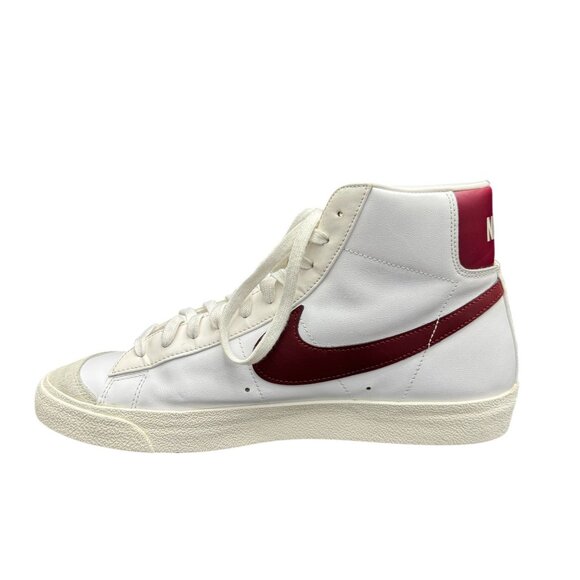 Nike Blazer Mid '77 Vintage White Team Red High Top Sneaker BQ6806-111, Size 12 - Picture 2 of 10